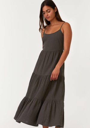 Tiered Midi Dress