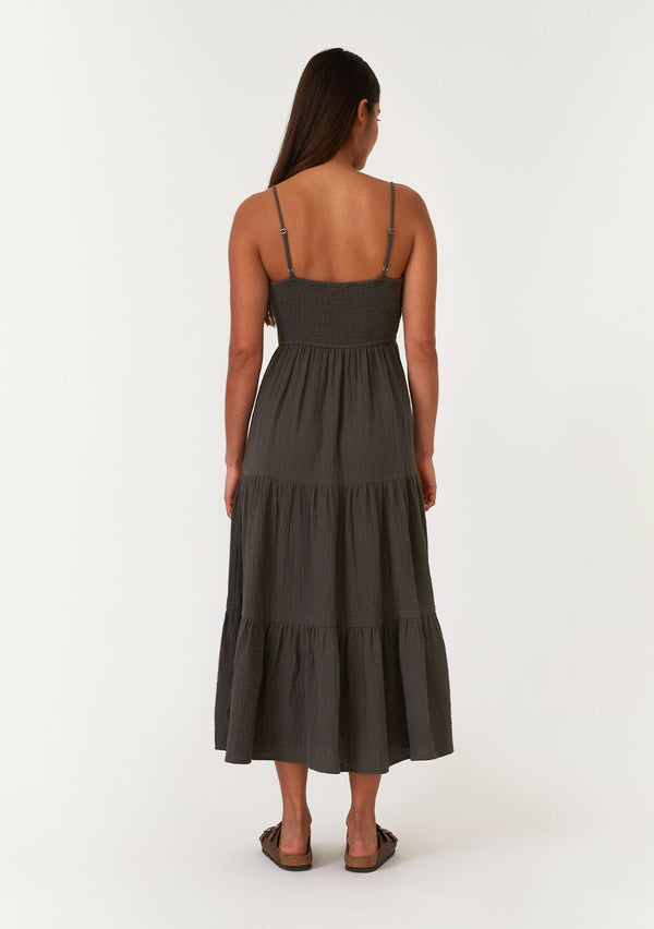 Tiered Midi Dress