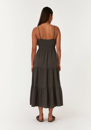 Tiered Midi Dress