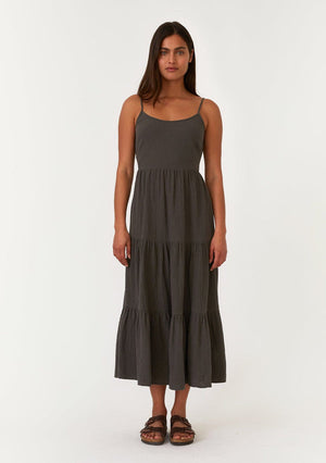 Tiered Midi Dress