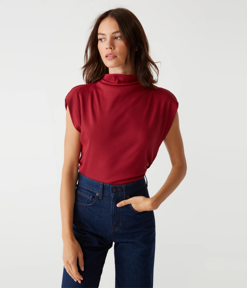 Amara Mock Neck Top