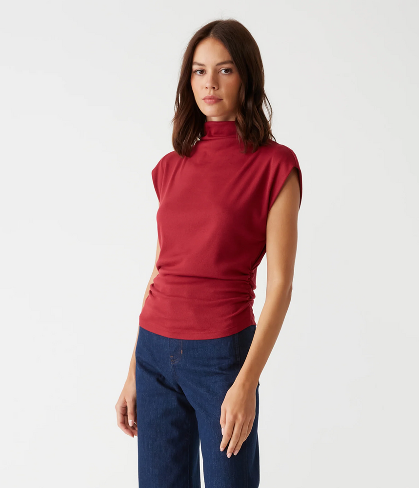 Amara Mock Neck Top