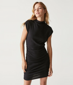 Gia Mock Neck Ribbed Dress