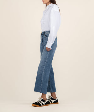 Meg Wide Leg Jean Gripping Wash