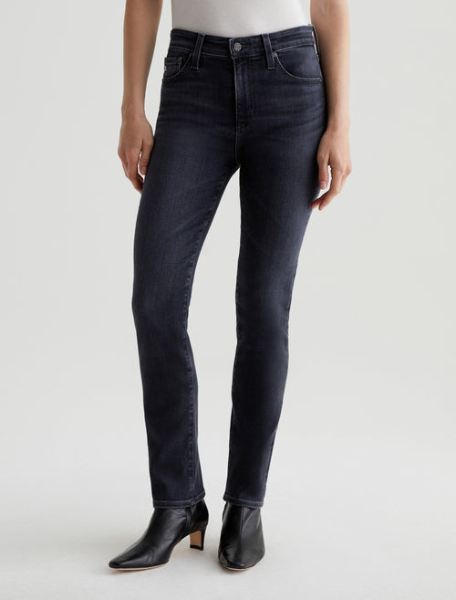 Mari Mid Rise Jean Black Salt