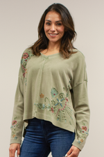 Sena Embroidered Thermal Top