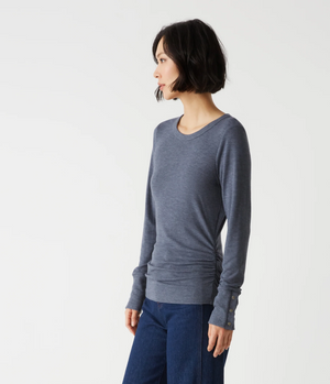 Freja Ruched Long Sleeve Top