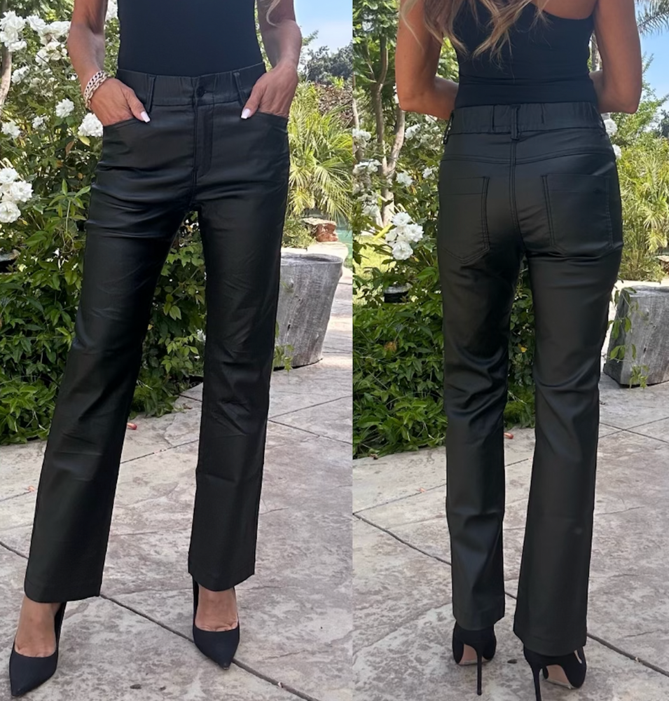 Novel Pant Black Vegan Leather