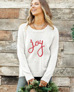 Joy Embroidered Sweater