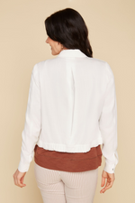 Tencel Short Jacket White