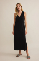 Coastline Midi Dress Black