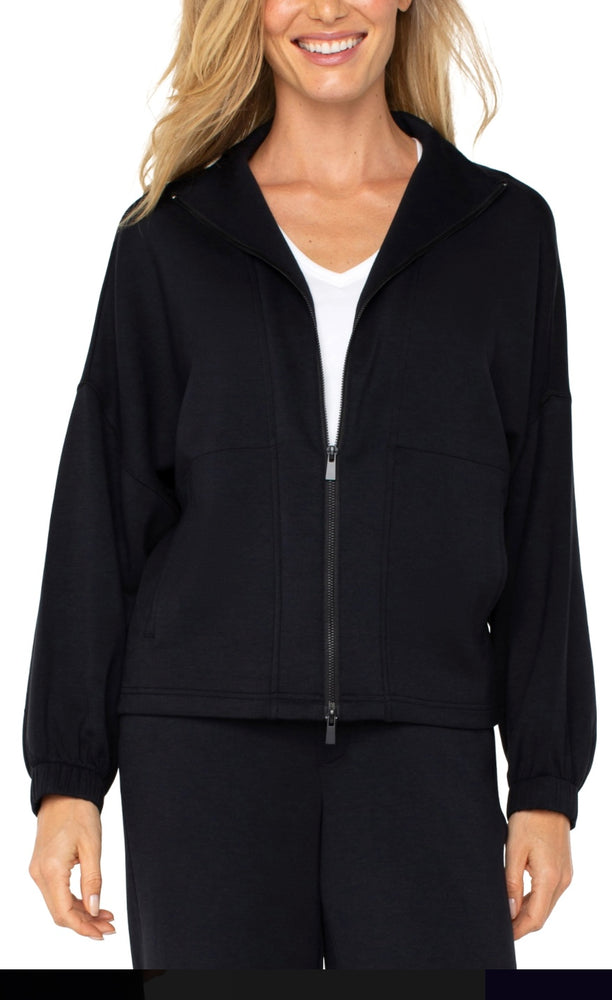 Zip up Funnel Neck Jacket