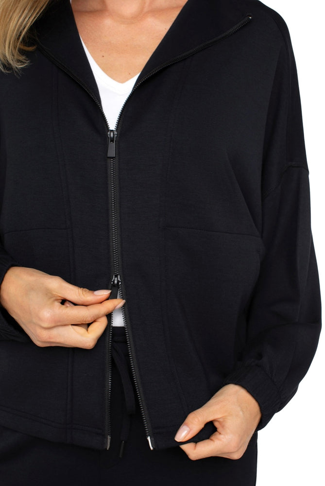 Zip up Funnel Neck Jacket